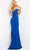 Jovani - 06280 Embellished Off Shoulder Dress With Slit Special Occasion Dress