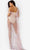 Jovani - 06513 Butterfly Sheer Slit Dress Prom Dresses