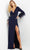 Jovani 06542 - Long Sleeve Ruched Evening Dress Evening Dresses