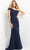 Jovani 06589 - Floral Applique One Shoulder Evening Dress Prom Dresses