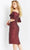 Jovani 06833 - Off Shoulder Puff Sleeves Formal Dress Cocktail Dresses