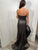 Jovani - 06867 Textured Fabric Asymmetric Sheath Gown Evening Dresses