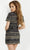Jovani 06915 - Collared Short Sheath Dress Cocktail Dresses