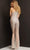 Jovani - 07079 Sheer Crystal Beaded Jumpsuit Prom Dresses