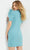 Jovani - 07230 Short Puff Sleeve Sheath Dress Cocktail Dresses