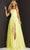 Jovani - 07251 One Shoulder A-Line Dress With Slit Prom Dresses