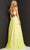 Jovani - 07251 One Shoulder A-Line Dress With Slit Prom Dresses