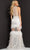 Jovani - 07317 High Neck Feather Fringed Gown Prom Dresses