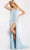Jovani - 07407 Embellished Sweetheart Trumpet Gown Special Occasion Dress 00 / Light-Blue
