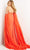 Jovani - 07419 Off Shoulder Cape Sheath Dress Prom Dresses