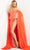 Jovani - 07419 Off Shoulder Cape Sheath Dress Prom Dresses