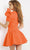 Jovani 07597 - Puffed Sleeves Cocktail Dress Cocktail Dresses
