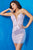 Jovani - 07668 Floral Applique Illusion Bodice Fitted Cocktail Dress Cocktail Dresses