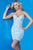 Jovani - 07787 Strapless Sequined Sweetheart Fitted Dress Cocktail Dresses 00 / Light-Blue