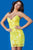 Jovani - 07787 Strapless Sequined Sweetheart Fitted Dress Cocktail Dresses 00 / Yellow