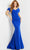 Jovani 07802 - V-Neck Sheath Evening Gown Evening Dresses