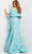 Jovani 08093 - Strapless Straight Across Neck Evening Gown Prom Dresses