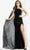 Jovani 08116 - Pleated Asymmetric Evening Dress Evening Dresses