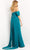 Jovani - 08209 Off Shoulder Crepe Jumpsuit with Back Tail Special Occasion Dress