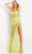 Jovani 08225 - Beaded Illusion Prom Dress Prom Dresses 00 / Lime