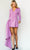 Jovani 08310 - Blazer Cascade Cocktail Dress Special Occasion Dress 00 / Lilac