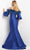 Jovani 08356 - Feather Trimmed Mermaid Evening Dress Evening Dresses
