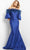 Jovani 08356 - Feather Trimmed Mermaid Evening Dress Evening Dresses