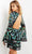 Jovani 08448 - Bell Sleeves V-neck Short Dress Cocktail Dresses