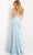 Jovani - 08466 Scoop Back High Slit Gown Special Occasion Dress