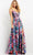 Jovani 08593 - Sleeveless Plunging V-neck Long Dress Evening Dresses