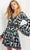 Jovani 08636 - Bell Sleeve V-neck Cocktail Dress Cocktail Dresses