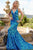 Jovani 08646 - Sequin Motif V-Neck Prom Dress Prom Dresses