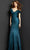 Jovani 08654 - Metallic Mermaid Evening Gown Evening Dresses 00 / Peacock