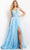 Jovani 08682 - Sleeveless Deep Halter Neck Evening Dress Evening Dresses