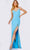 Jovani 09009 - Jeweled Open Back Prom Dress Prom Dresses 00 / Turquoise