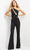 Jovani 09019 - Asymmetric One Shoulder Jumpsuit Evening Dresses