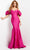 Jovani 09031 - Puff Sleeve Off Shoulder Evening Dress Special Occasion Dress 00 / Orchid