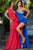 Jovani 09045 - One Shoulder Asymmetrical Prom Dress Prom Dresses 00 / Red