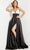 Jovani 09055 - V-Neck A-Line Evening Gown Evening Dresses
