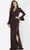 Jovani 09097 - V-Neck Sheath Evening Dress Evening Dresses