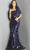 Jovani 09406 - Sequined Strapless Evening Gown Evening Dresses