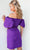 Jovani 09476 - Draped Off Shoulder Cocktail Dress Special Occasion Dress