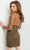 Jovani 09585 - Long Sleeves Square Neck Short Dress Cocktail Dresses