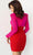 Jovani 09586 - Square Neck Two Tone Cocktail Dress Special Occasion Dress