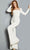 Jovani 09588 - Lace-Up Long Sleeve Jumpsuit Evening Dresses