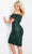 Jovani 09634 - Off Shoulder Jacquard Evening Dress Cocktail Dresses