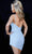 Jovani 09637 - Spaghetti Strap Draped Cocktail Dress Special Occasion Dress