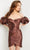 Jovani 09641 - Off-shoulder Puffed Sleeves Sweetheart Cocktail Dress Cocktail Dresses