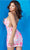 Jovani 09740 - Laced-up Back Cocktail Dress Cocktail Dresses