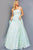 Jovani 09765 - Strapless Floral A-Line Prom Dress Prom Dresses 16 / Multi